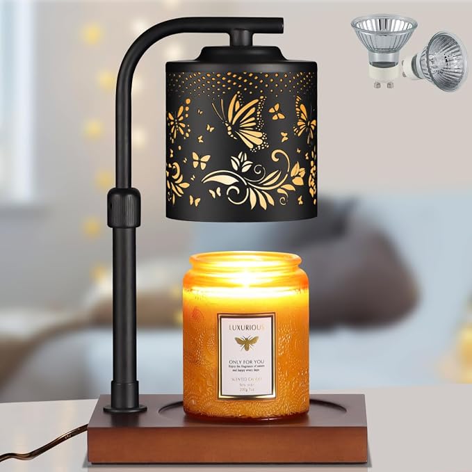 Candle Warmer Lamp with Adjustable Height Dimmable for New Home Decor Electric Candle Warmer for Jar Candles Birthday Gifts