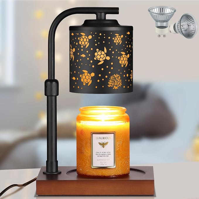 Candle Warmer Lamp with Adjustable Height Dimmable for New Home Decor Electric Candle Warmer for Jar Candles