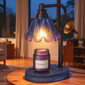 Candle Warmer Lamp with Adjustable Height - Flameless 4-Level Dimmable Wax Warmer, Timer Function & Stylish Design in