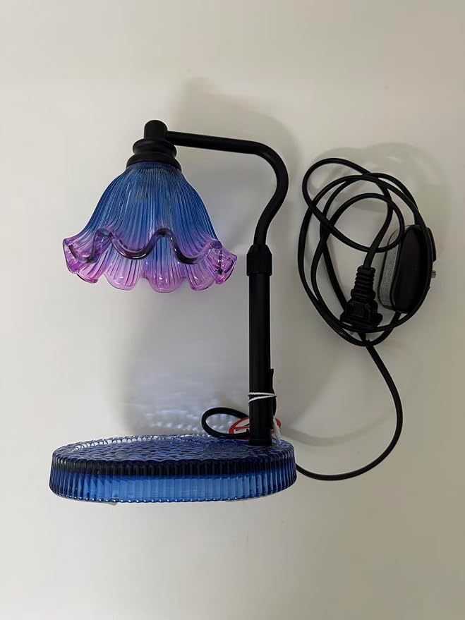 Candle Warmer Lamp with Adjustable Height - Flameless 4-Level Dimmable Wax Warmer, Timer Function & Stylish Design in