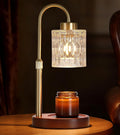 Candle Warmer Lamp with Dimmer and Timer,Home Decor Lamp for Scented Jar,Antique Brass Electric Wax Melt Warmer,Mother's