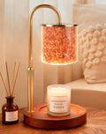 Candle Warmer Lamp with Himalayan Pink Salt, Timer & Dimmable Candle Warmer for Jar Candles, Birthday Gifts for Women Mom