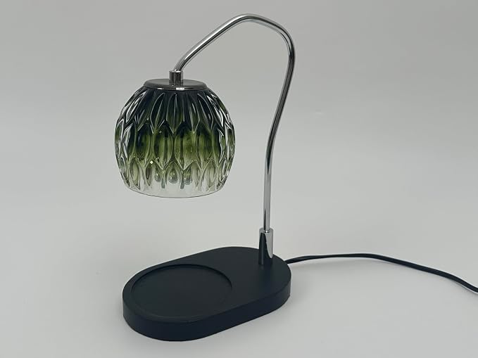 Candle Warmer Lamp with Timer & 4-Level Dimmer, Electric Wax Warmer for Jar Candles, Greener Home Decor with 2 Bulbs, Gift