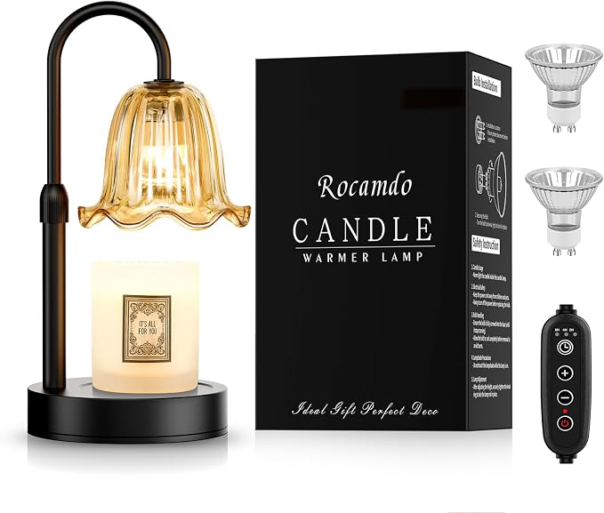 Candle Warmer Lamp with Timer, Birthday for Women Mom, House Warming Gifts Modern Farmhouse Home Decor, product image