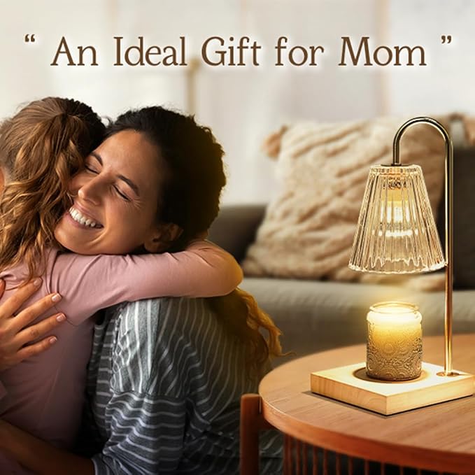 Candle Warmer Lamp with Timer, Candle Wax Warmer Flower Lamp Dimmable, Birthday Day Gifts for Mom Women, alternate product
