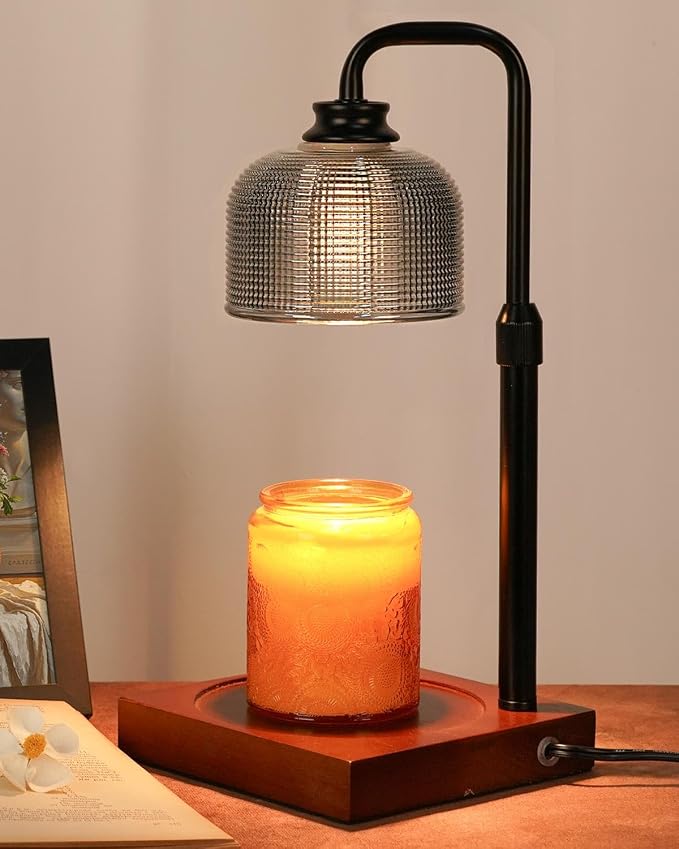 Candle Warmer Lamp with Timer Dimmable, Adjustable Height Candle Warmer, Birthday Gifts for Women Mom House Warming Gifts New