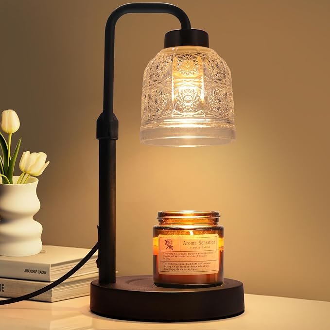 Candle Warmer Lamp with Timer Dimmable, Adjustable Lamp Candle Warmer, Birthday Gifts for Women Mom, product image