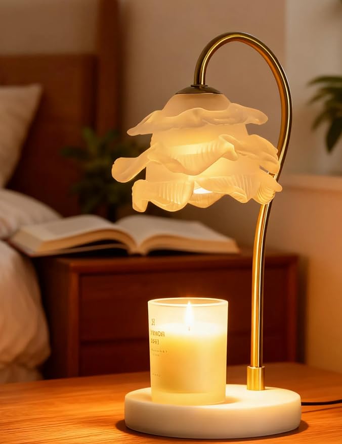 Candle Warmer Lamp with Timer, Dimmable Candle Warmer for Jar Candles, Wax Melts Warmer, Birthday Gifts for Women Mom, House