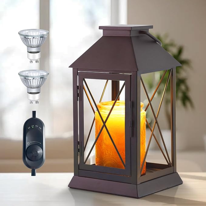 Candle Warmer Lamp with Timer Dimmable,Electric Candle Lamp Warmer for Jar Candles,Large Candle Warming Lamp,Fully Enclosed