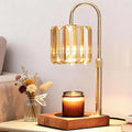 Candle Warmer Lamp with Timer, Dimmable Electric Candles Wamer Adjustable Height, Gifts for Women Mom, Glass Modern Candle