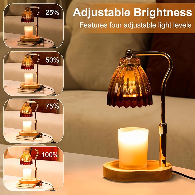 Candle Warmer Lamp with Timer Dimmable, Lamp Candle Warmer for Jar Candles,Birthday Gifts for Women Mom, alternate product