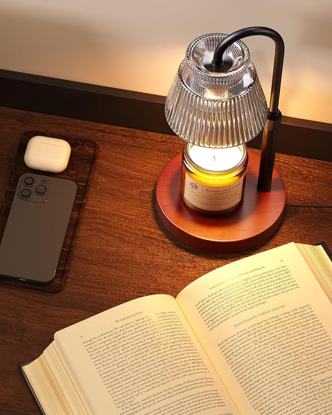 Candle Warmer Lamp with Timer &Dimmable Wax Melt Warmer for Scented Jar Candles, alternate product view 5
