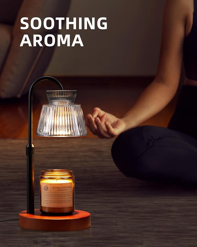 Candle Warmer Lamp with Timer &Dimmable Wax Melt Warmer for Scented Jar Candles, alternate product view 6