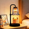 Candle Warmer Lamp with Timer Dimmer: 3 Timing Mode, 35W Safety Anti-Scalding, 4 Level Dimming Romantic Night - Wax Warmer