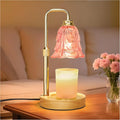 Candle Warmer Lamp with Timer Dimmer, Adjustable Height Pink Tulip Candle Wax Warmer, Christmas Birthday Gift for Mom Women