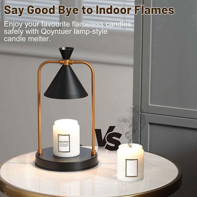 Candle Warmer Lamp with Timer Dimmer, Birthday Gifts for Women Mom, House Warming Gifts New Home Room Decor, Plug-in Operated