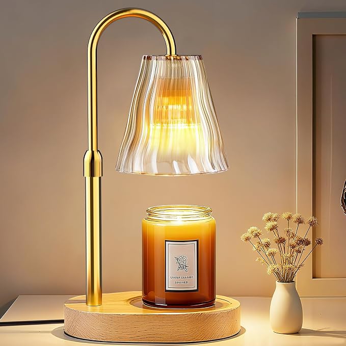 Candle Warmer Lamp with Timer Dimmer, Birthday Gifts for Women Mom Friend Sister, House Warming Gifts New Home Decor, Office
