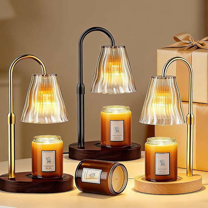 Candle Warmer Lamp with Timer Dimmer, Birthday Gifts for Women Mom Friend Sister, House Warming Gifts New Home Decor, Office