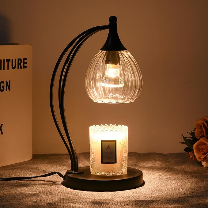 Candle Warmer Lamp with Timer Dimmer - Candle Lamp for Jar Candles - Birthday Gifts for Women Mom Home Decor House Warming