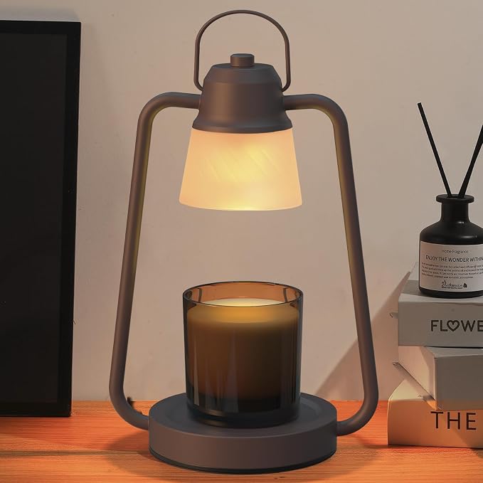 Candle Warmer Lamp with Timer, Dimmer Candle Warmer Scented Candles, Electric Wax Warmer for Jar Candles, product image