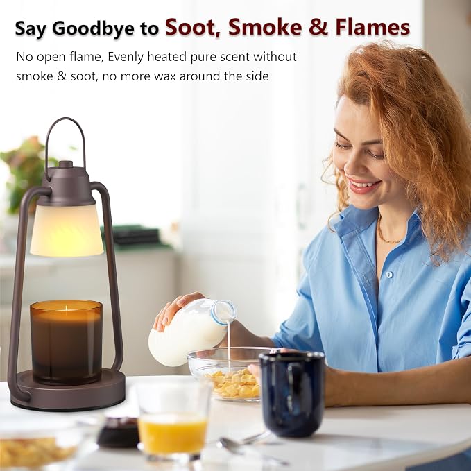 Candle Warmer Lamp with Timer, Dimmer Candle Warmer Scented Candles, Electric Wax Warmer for Jar Candles, alternate product