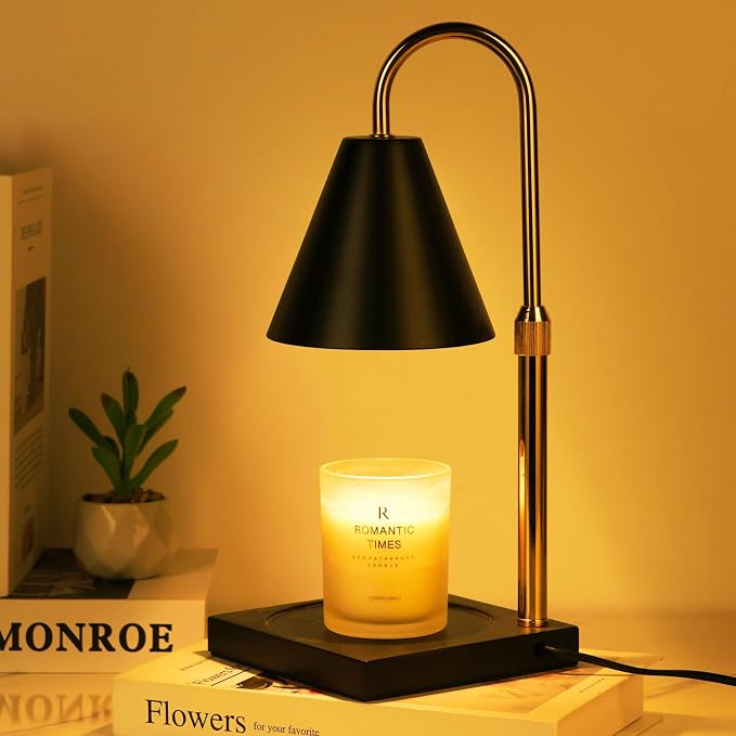 Candle Warmer Lamp with Timer Dimmer, Electric Candle Lamp Warmer for Bedroom Decor, Birthday Gifts for Women Mom, Height