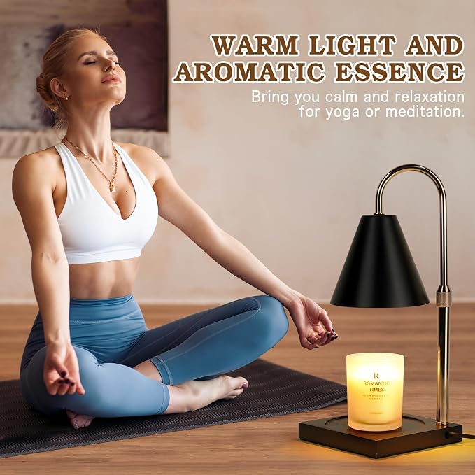 Candle Warmer Lamp with Timer Dimmer, Electric Candle Lamp Warmer for Bedroom Decor, Birthday Gifts for Women Mom, Height