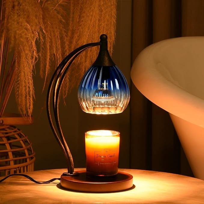 Candle Warmer Lamp with Timer Dimmer - Electric Candle Warmer Light Wax Warmer for Jar Candles - Candle Lamp Warmer Unique