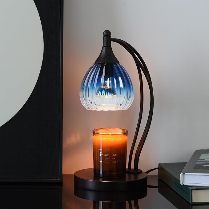 Candle Warmer Lamp with Timer Dimmer - Electric Candle Warmer Light Wax Warmer for Jar Candles - Candle Lamp Warmer Unique
