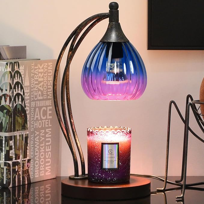 Candle Warmer Lamp with Timer Dimmer - Electric Candle Warmer Light Wax Warmer for Jar Candles - Candle Lamp Warmer Unique