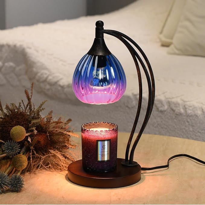 Candle Warmer Lamp with Timer Dimmer - Electric Candle Warmer Light Wax Warmer for Jar Candles - Candle Lamp Warmer Unique