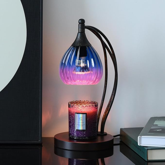 Candle Warmer Lamp with Timer Dimmer - Electric Candle Warmer Light Wax Warmer for Jar Candles - Candle Lamp Warmer Unique