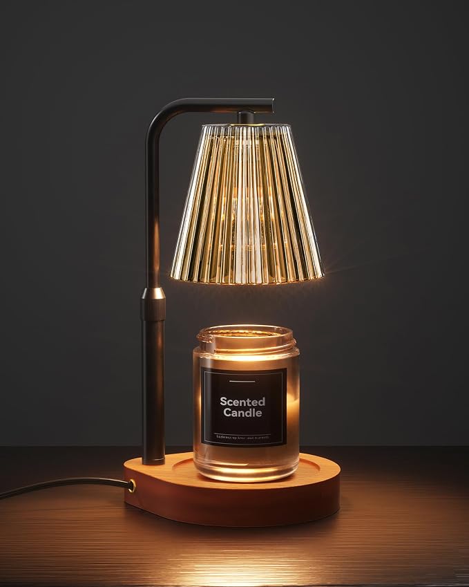 Candle Warmer Lamp with Timer & Dimmer for Yankee Candles, Adjustable Height Candle Warmer for Jar Candles, product image