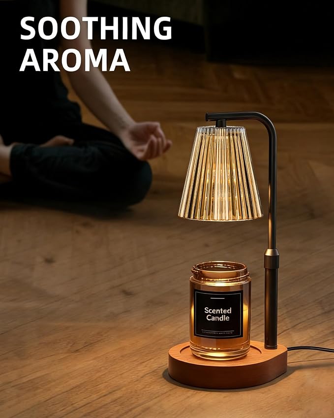 Candle Warmer Lamp with Timer & Dimmer for Yankee Candles, Adjustable Height Candle Warmer for Jar Candles, alternate product