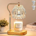 Candle Warmer Lamp with Timer Dimmer, Modern Wax Warmer for Scented Wax Jar Candle Warmer with 2 Bulbs, product image