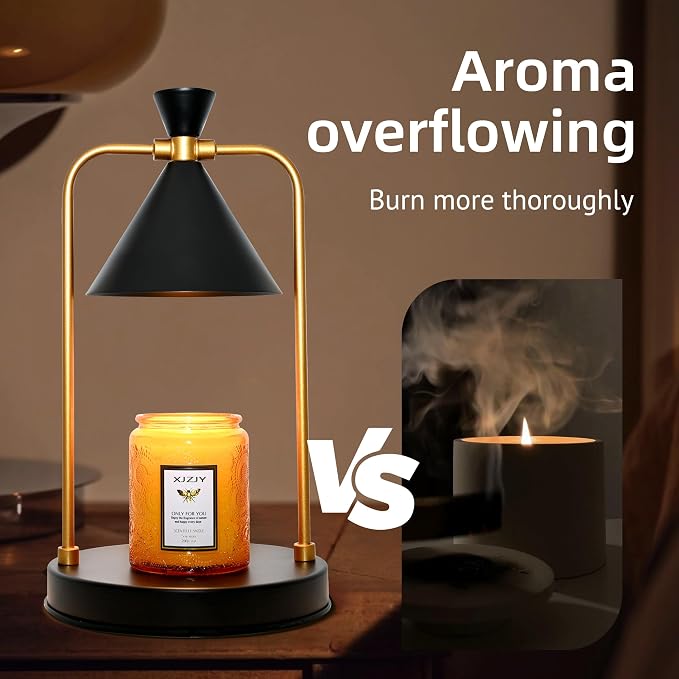 Candle Warmer Lamp with Timer Dimmer,Unique Birthday Gifts for Women Mom,House Warming Gifts New Home Room Decor,Wax melt