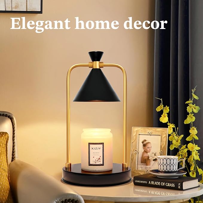 Candle Warmer Lamp with Timer Dimmer,Unique Birthday Gifts for Women Mom,House Warming Gifts New Home Room Decor,Wax melt