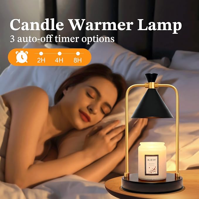Candle Warmer Lamp with Timer Dimmer,Unique Birthday Gifts for Women Mom,House Warming Gifts New Home Room Decor,Wax melt