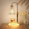 Candle Warmer Lamp with Timer Electric Adjustable Height Candle Warmer Dimmable Wax Warmer Lamp Jar Candles with 2 Bulbs for