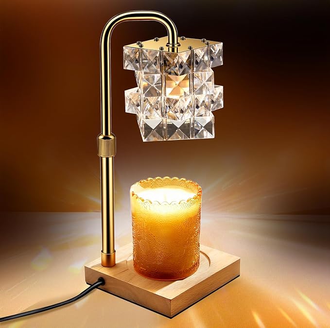Candle Warmer Lamp with Timer - Electric Wax Warmer for Home Desk Decor, Birthday Gifts for Women Mom Men, House Warming