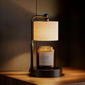 Candle Warmer Lamp with Timer, Modern Farmhouse Candle Warmer, Height Adjustable & Dimmable Electric Candle Warmer Lamp