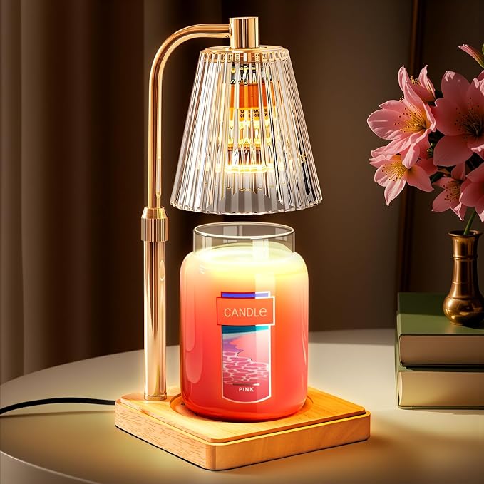Candle Warmer Lamp with Timer, Wax Melt Warmer for Jar Candles, Christmas Birthday Gifts for Women Mom Sister Friend, House