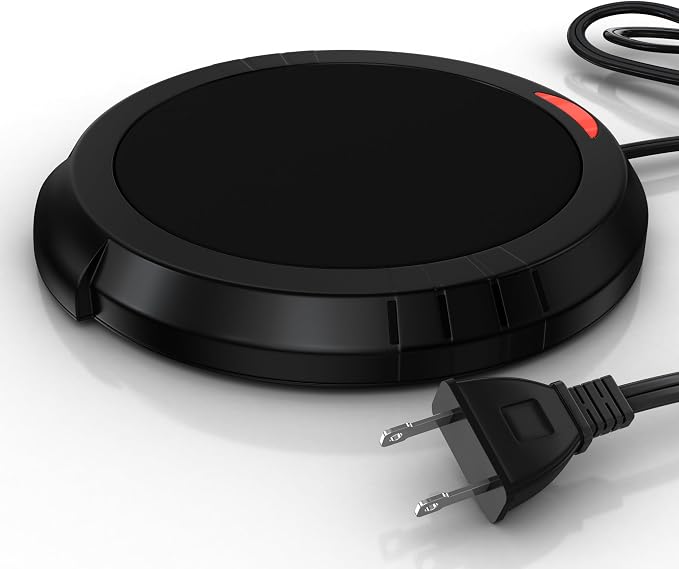 Candle Warmer Plate Safely Releases Scents Without a Flame- Used as Candle Jar Warmer, Candle Melter, Coffee Warmer, Mug