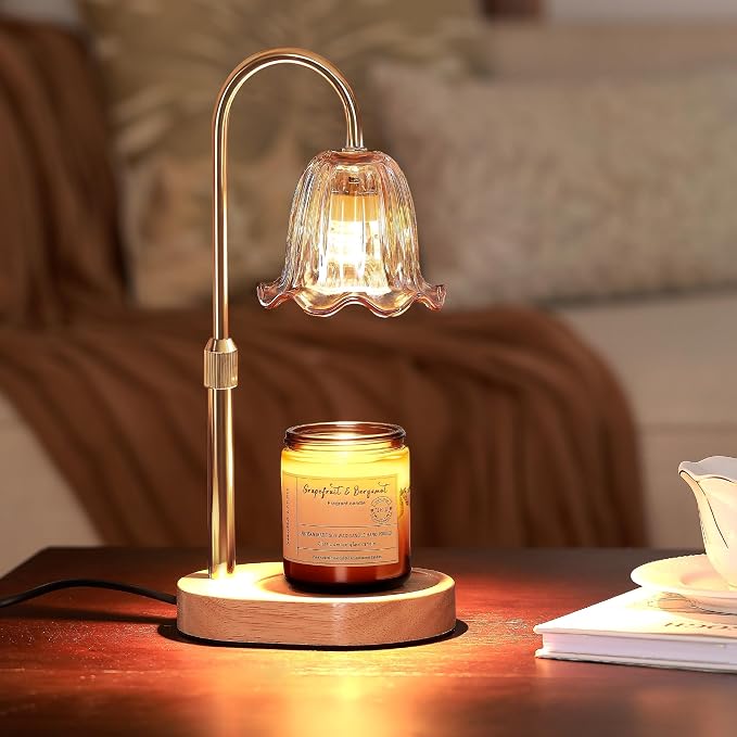 Candle Warmer with Timer Dimmable, Candle Lamp with Charming Gift Box, Home Decor, Mothers Day Birthday Christmas Gifts