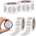 Candle Warning Labels: 2000PCS Candle Wick Stickers 1 Inch Small Candles Jars Safety Stickers Warning Labels for Candles