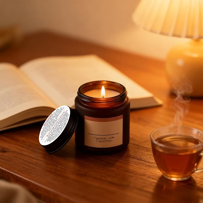 Candle Warning Labels: 2000PCS Candle Wick Stickers 1 Inch Small Candles Jars Safety Stickers Warning Labels for Candles