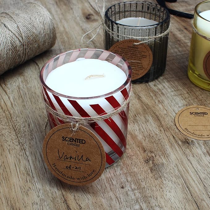 Candle Wick Kit - 60 Cotton Wicks with Tools for Making Thick, 6 inch Candles, alternate product view 6
