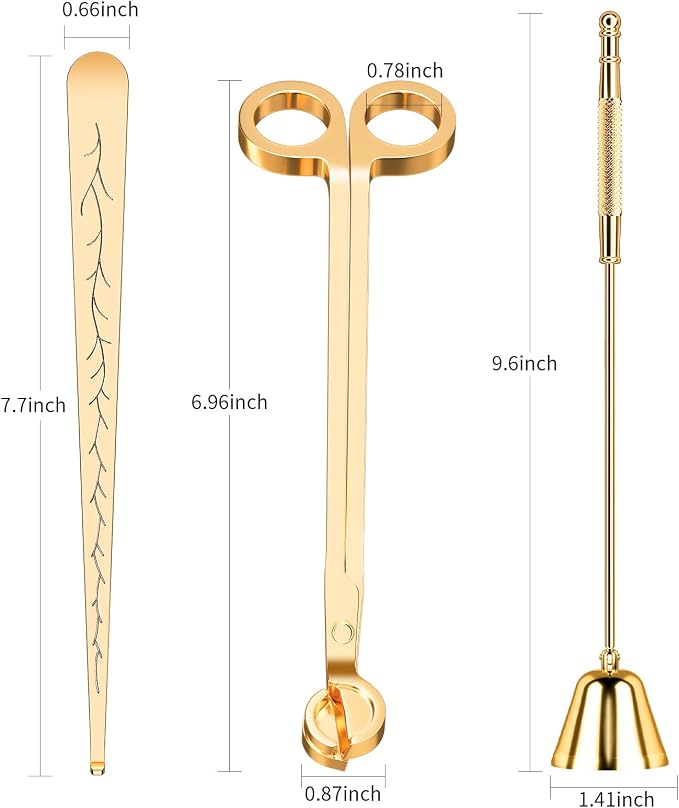 Candle Wick Trimmer, Candle Snuffer and Wick Dipper & Candle Accessory Set, alternate product view 2