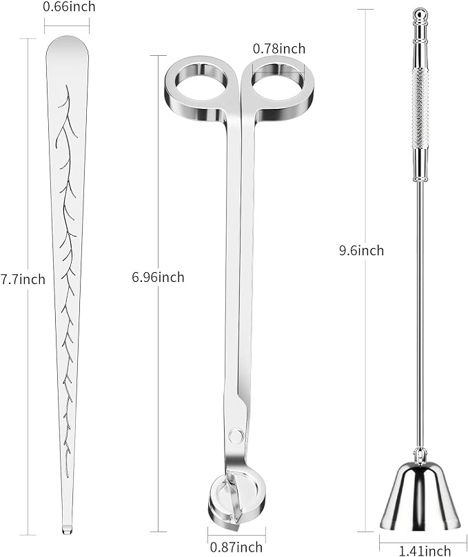Candle Wick Trimmer, Candle Snuffer and Wick Dipper & Candle Accessory Set, alternate product view 2