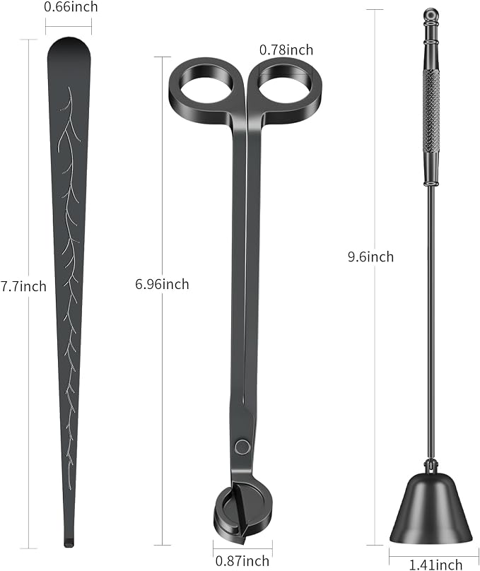 Candle Wick Trimmer, Candle Snuffer and Wick Dipper & Candle Accessory Set, alternate product view 2